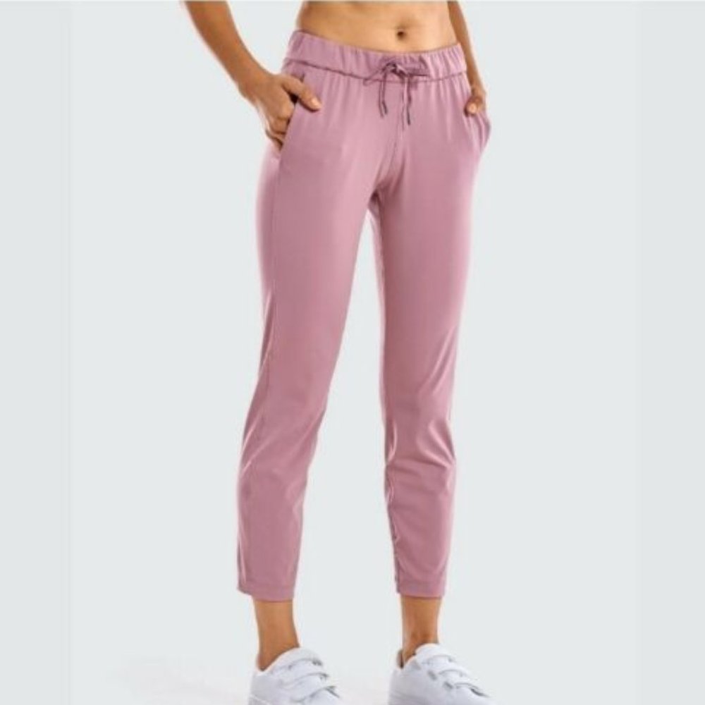 CRZ YOGA Stretch Drawstring 7/8 Pants with Pockets